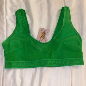 Savage X Fenty Mesh Scoop Neck Bralette
